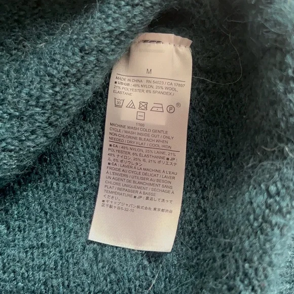 Banana Republic Teal Crewneck Sweater - Picture 4 of 5